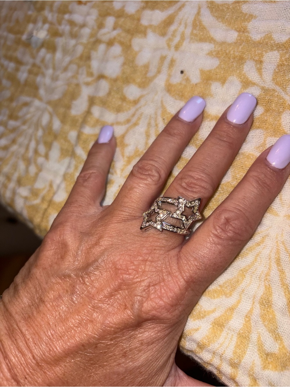 NWT Park Lane Size 6 Double Star Ring